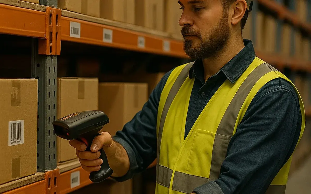 Warehousing illustration